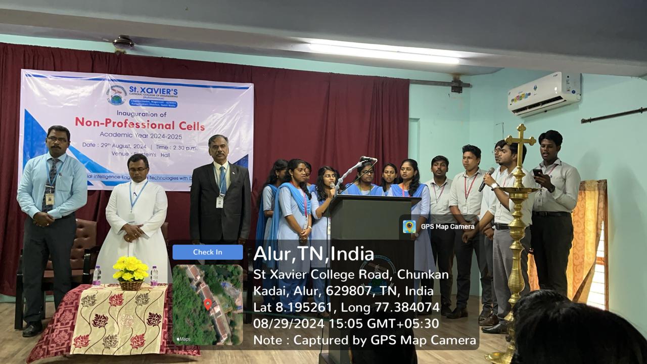  Non-Professional cell -Choir Inauguration